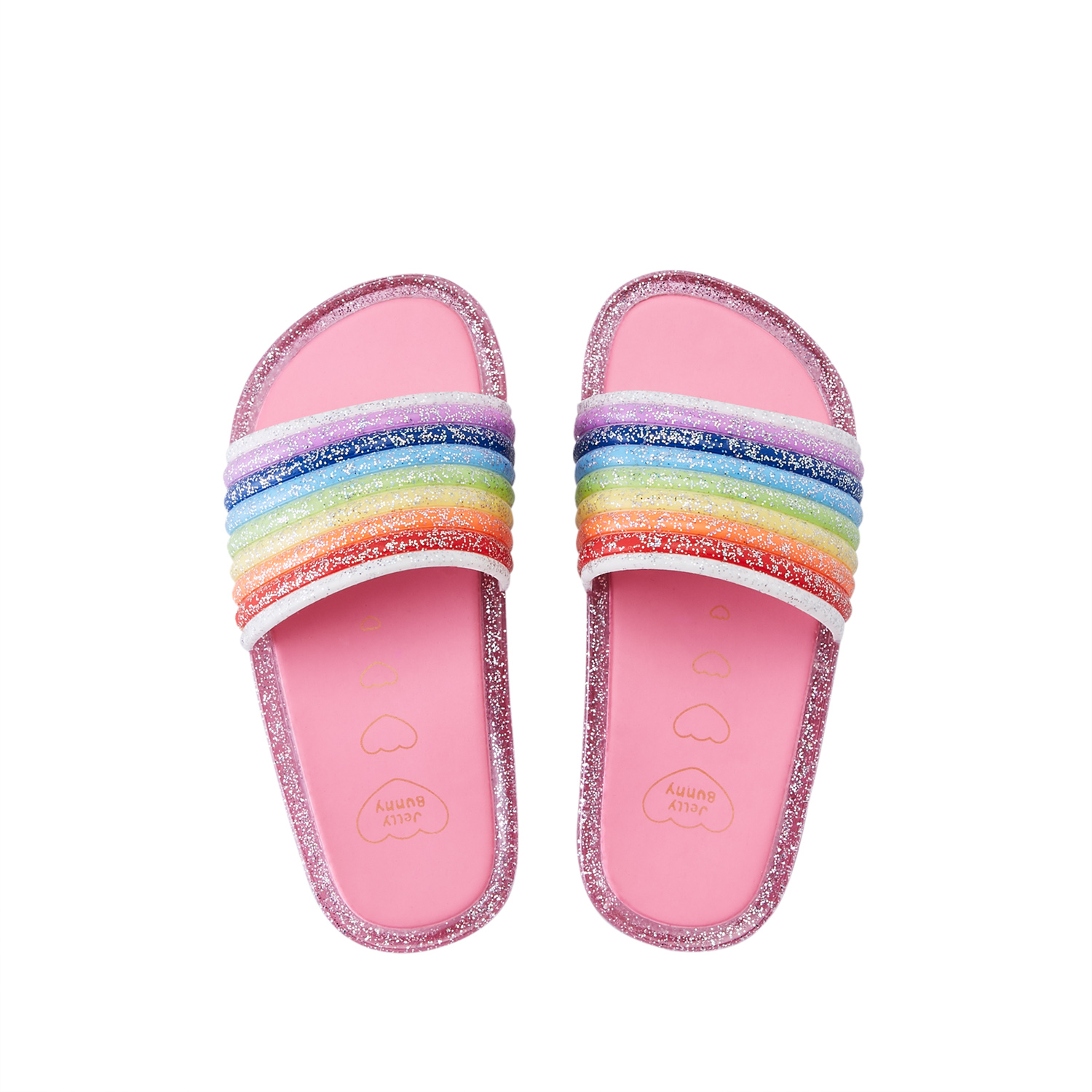 pink jelly flats