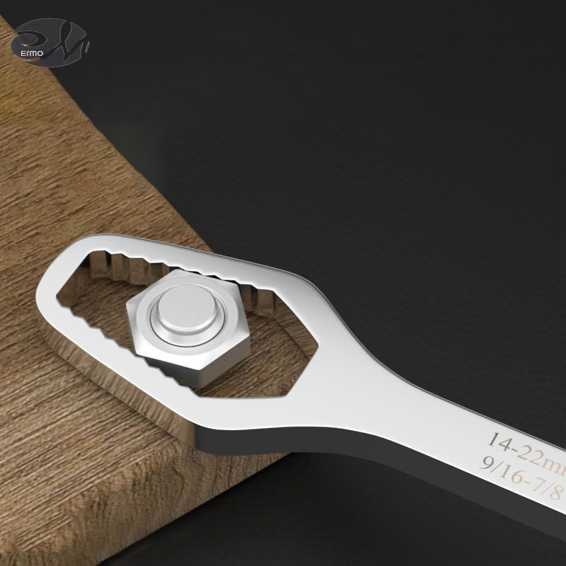 German self-tightening universal wrench, multi-function double-ended rigid board, plum blossom glasses wrench, universal movable fast wrench