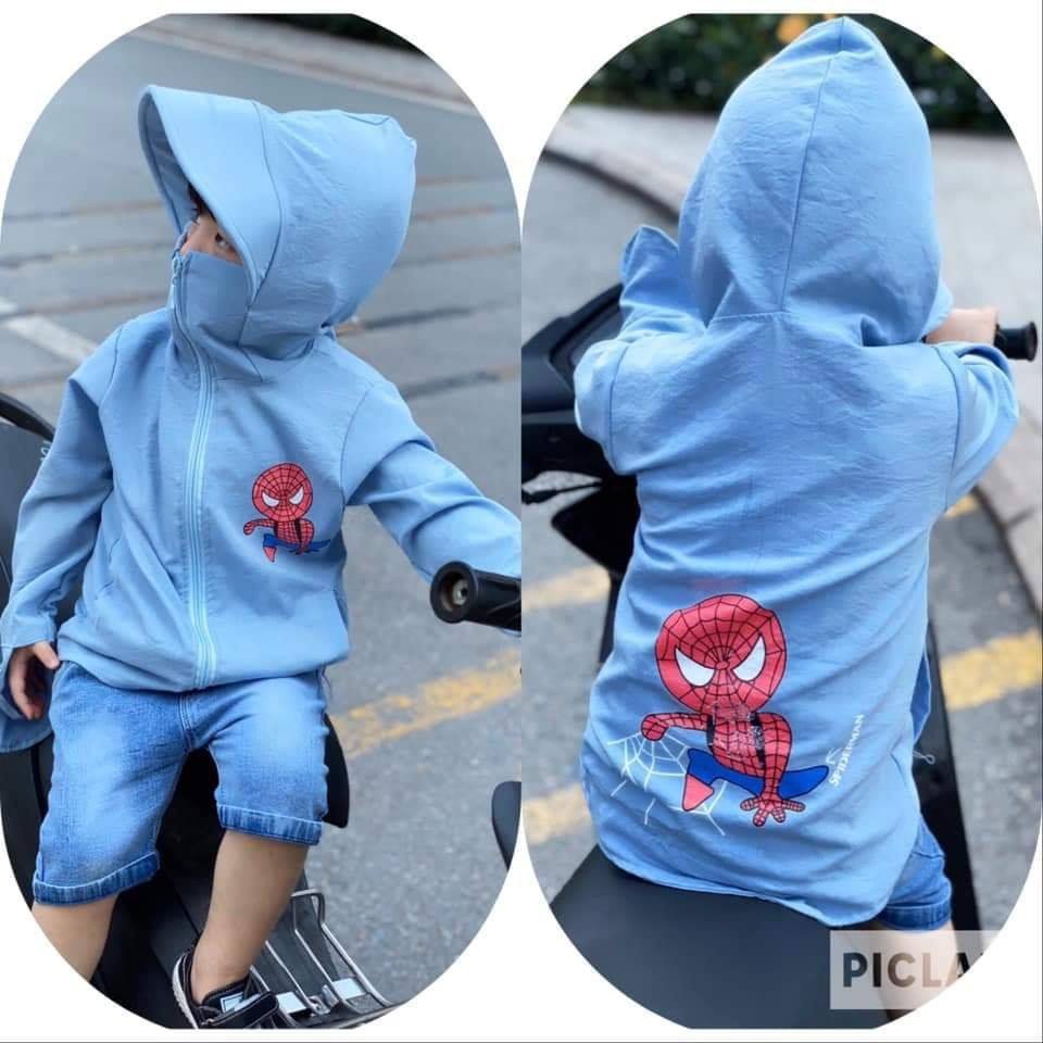 Áo NHỆN chống nắng cho bé siêu đáng yêu.