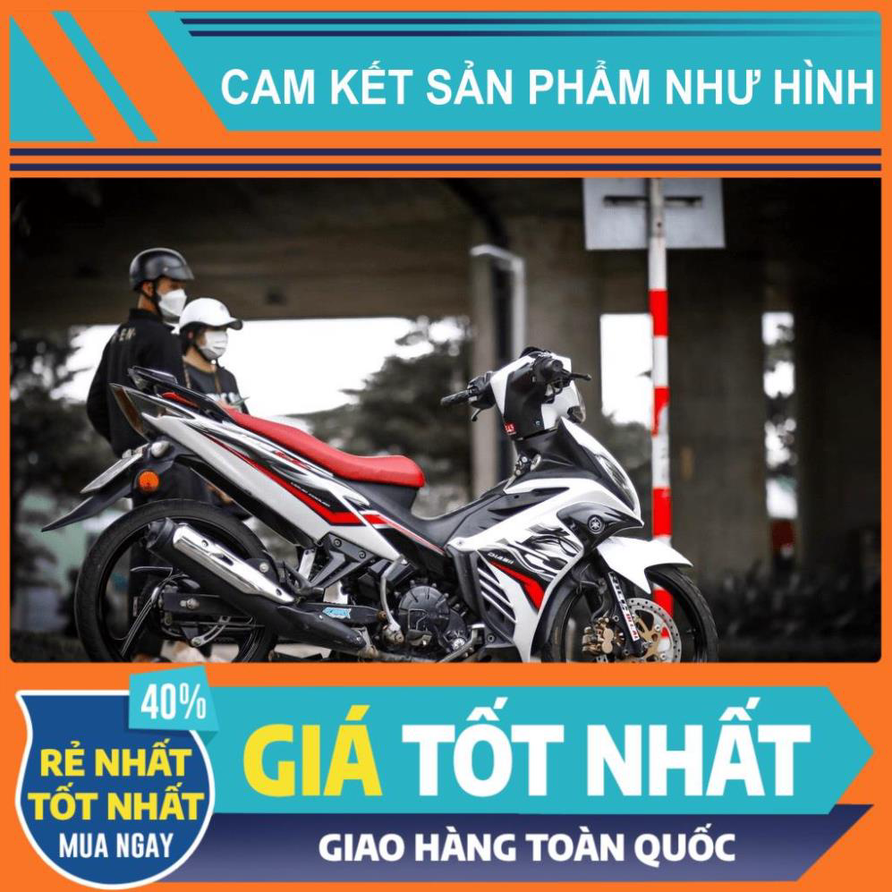 Tem rời mẫu lc 2022 đỏ đen cho exciter 135 trắng