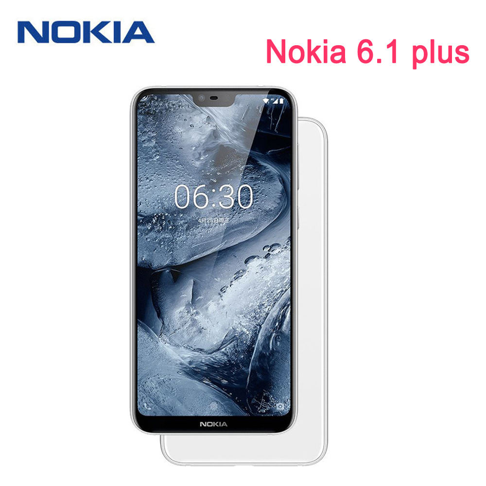 Điện thoại di động Nokia X6 6.1 Plus Hai sim 4G LTE 5.8 ROM 4G 16MP Điện thoại thông minh Android Đã mở khóa ban đầu thumbnail