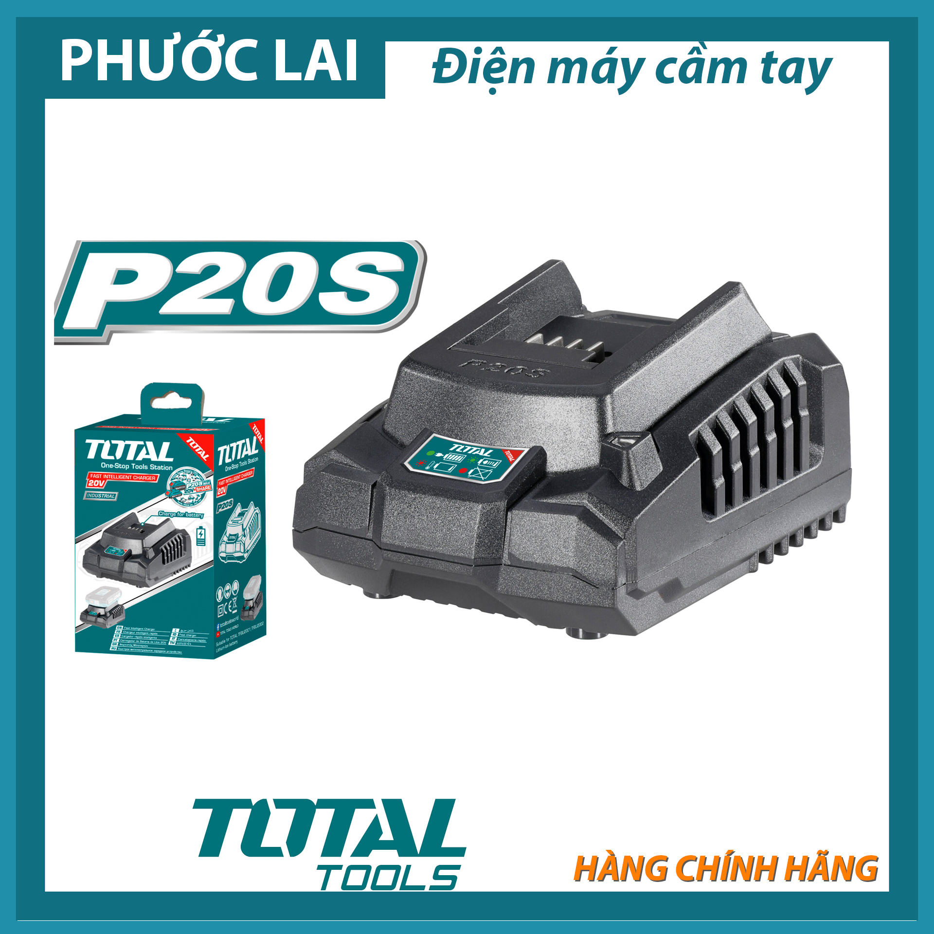 Sạc pin total 20V TFCLI2001