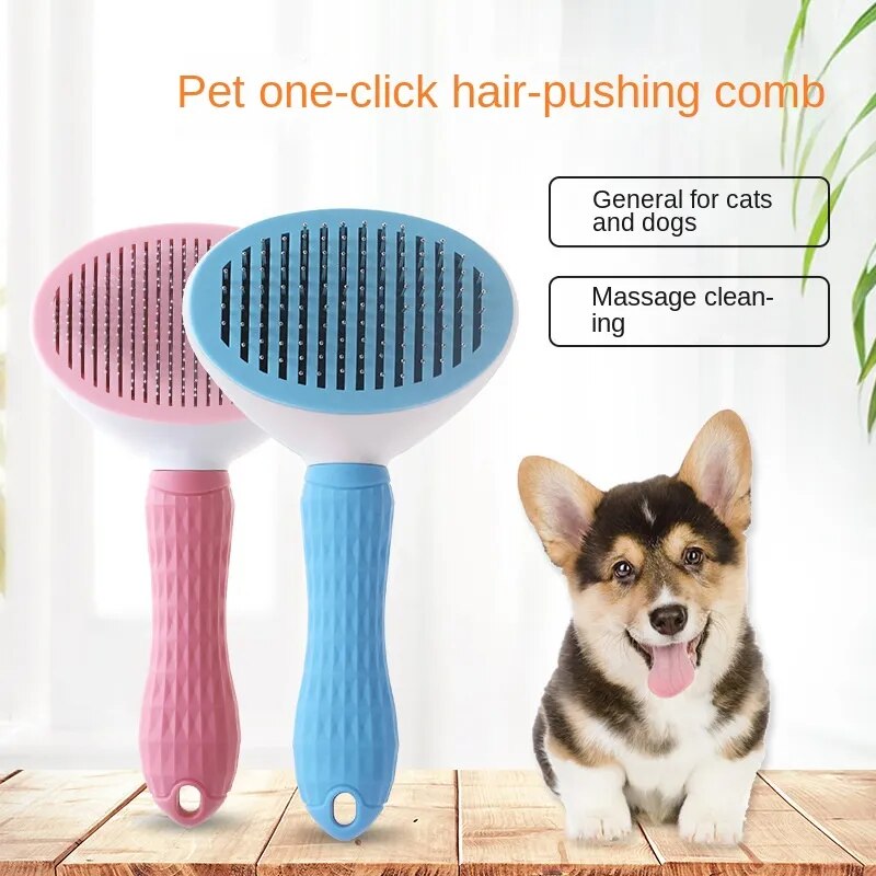 Lược Chải Lông Chó Mèo Tự Làm Sạch