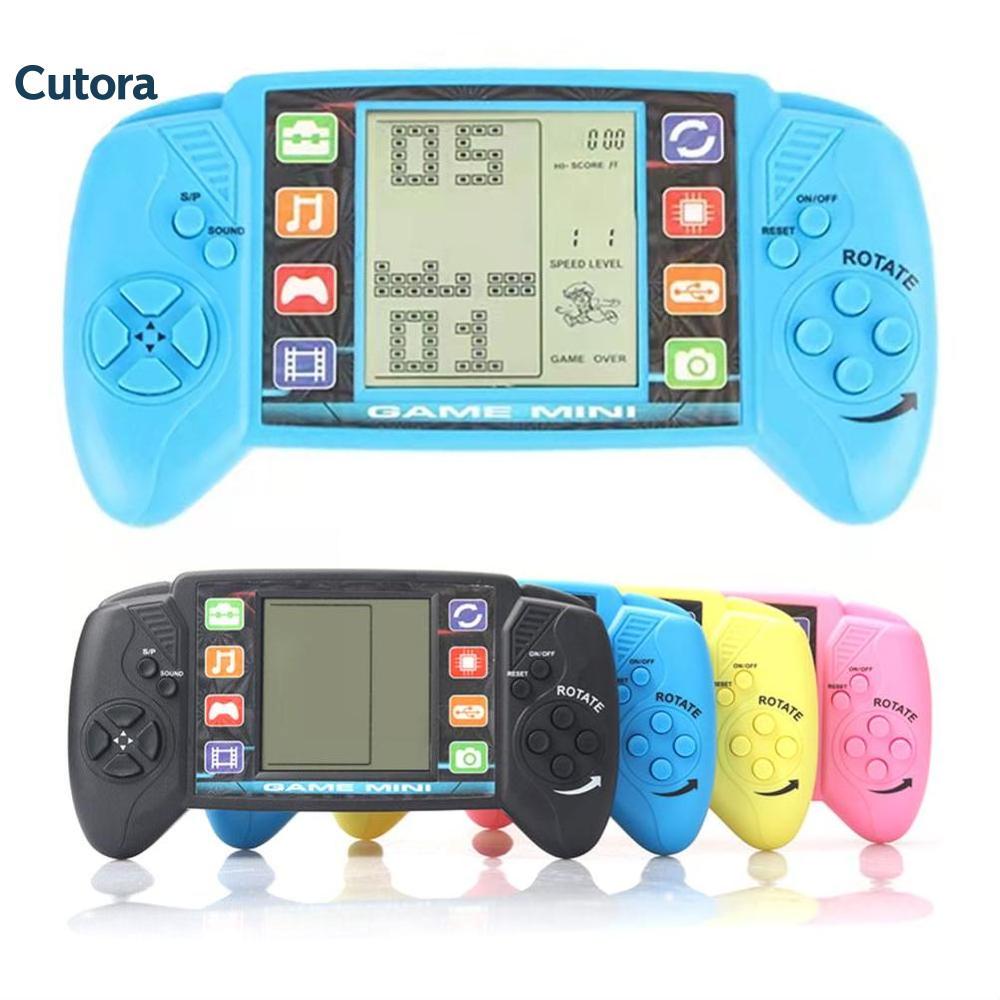 Cutora 3.5 Inch Màn Hình Lớn Trò Chơi Cổ Điển Di Động Cho Tetris Console Đồ Chơi Trẻ Em Hoài Cổ Bỏ Túi Máy Chơi Game Cầm Tay Trò Chơi Trẻ Em