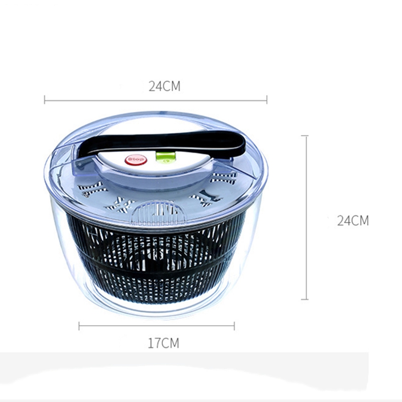 Manual Fruit Vegetables Dehydrator Dryer Cleaner Basket Kitchen