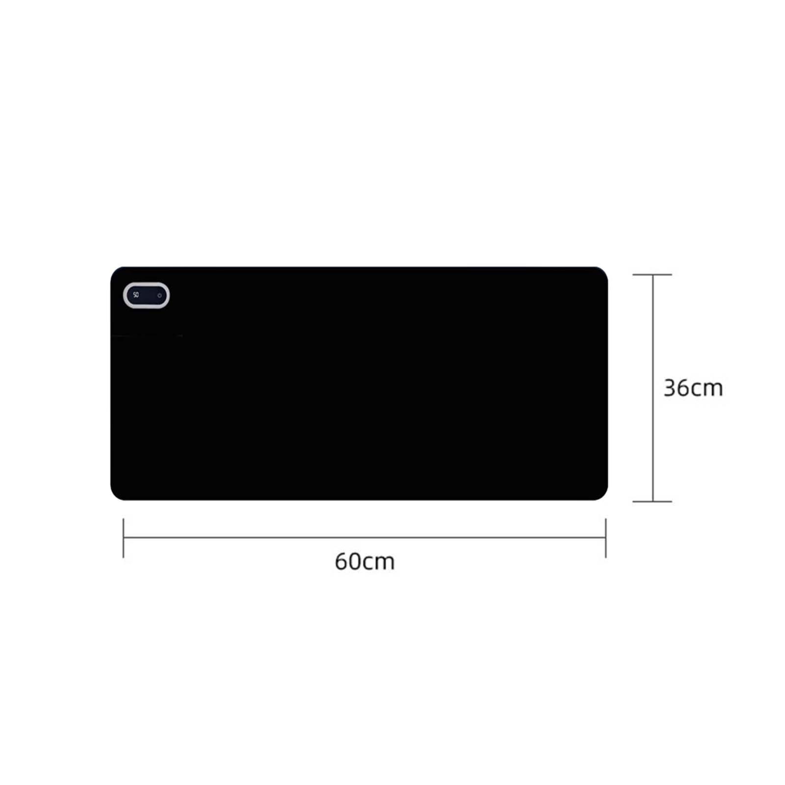 Baoblaze Heated Mouse Pad Multipurpose Mouse Pad Portable Gaming Mouse Mat PU Leather Hand Warmer for Computer for Home Desktop Household