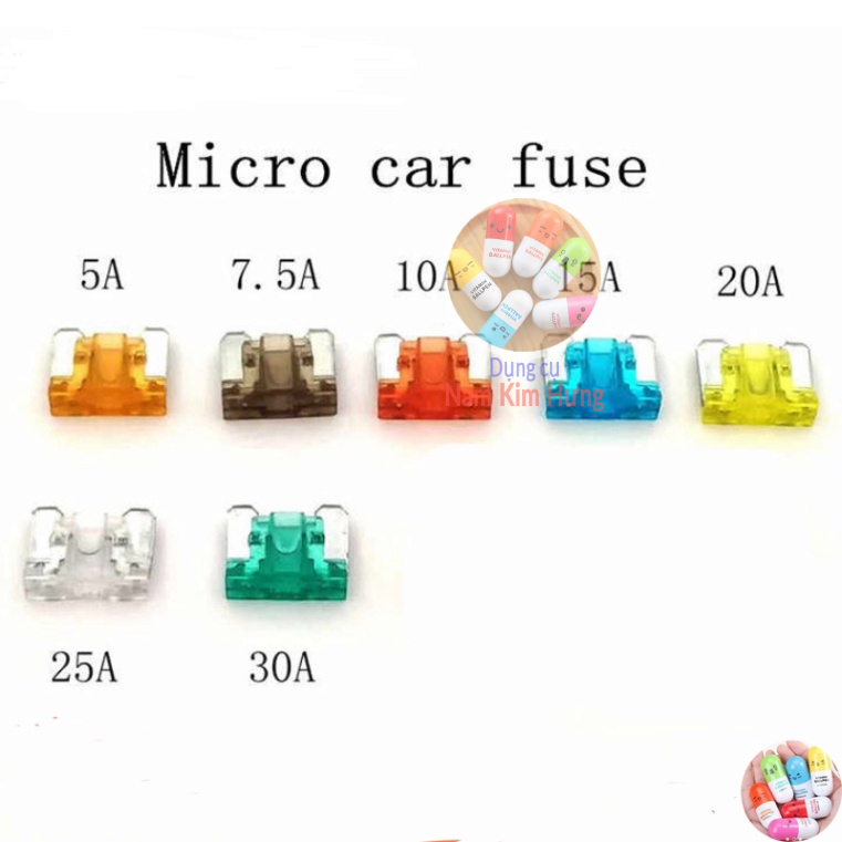 Cầu chì chân cắm các cỡ..