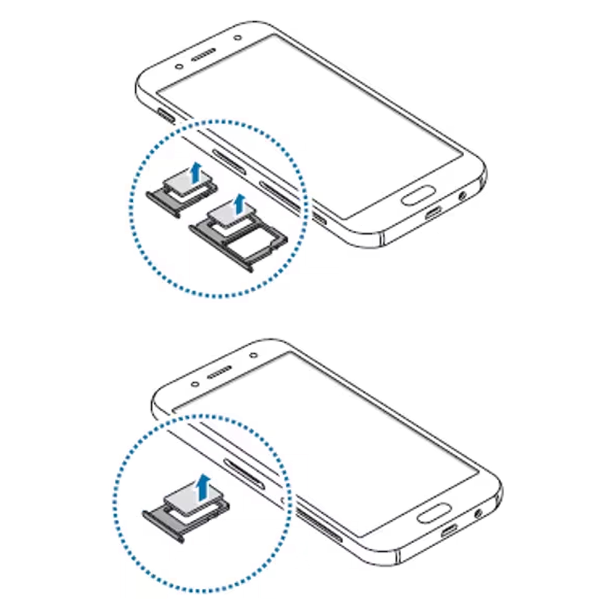 Google Pixel 8 Pro SIM Tray Holder Card Slot and Door Replacement Kit For Pixel 8 Pro - Black. 