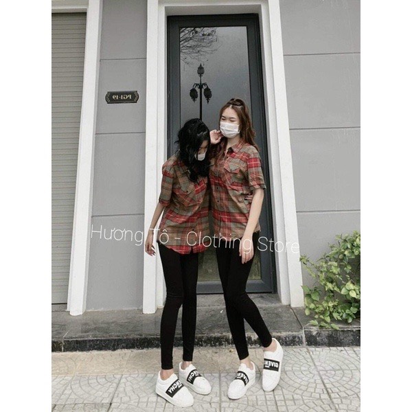 ÁO SƠ MI KẺ 2 TÚI PM 66