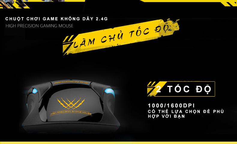 Chuột Gaming không dây Newmen E500 Plus