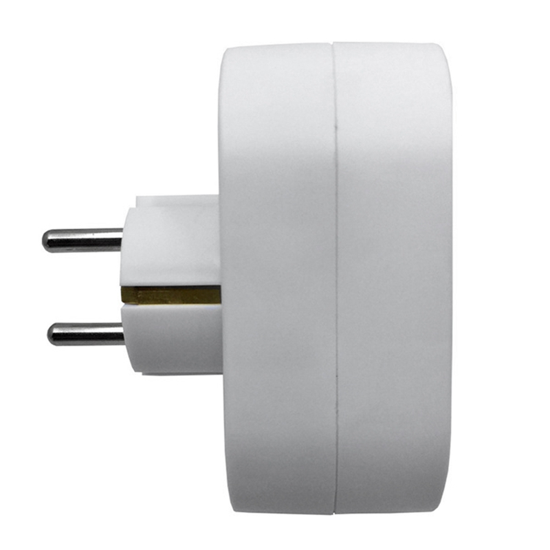 1 Piece EU Standard Multiple Plug with Outlet Switch Plug Power Adapter Socket EU Plug