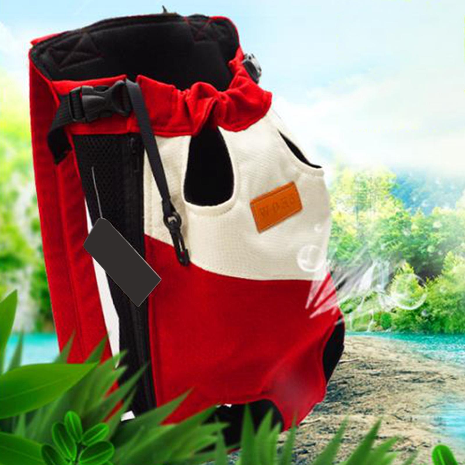 Blesiya Pet Cat Carrier Backpack Chest Bag with Shoulder Strap Adjustable for Hiking