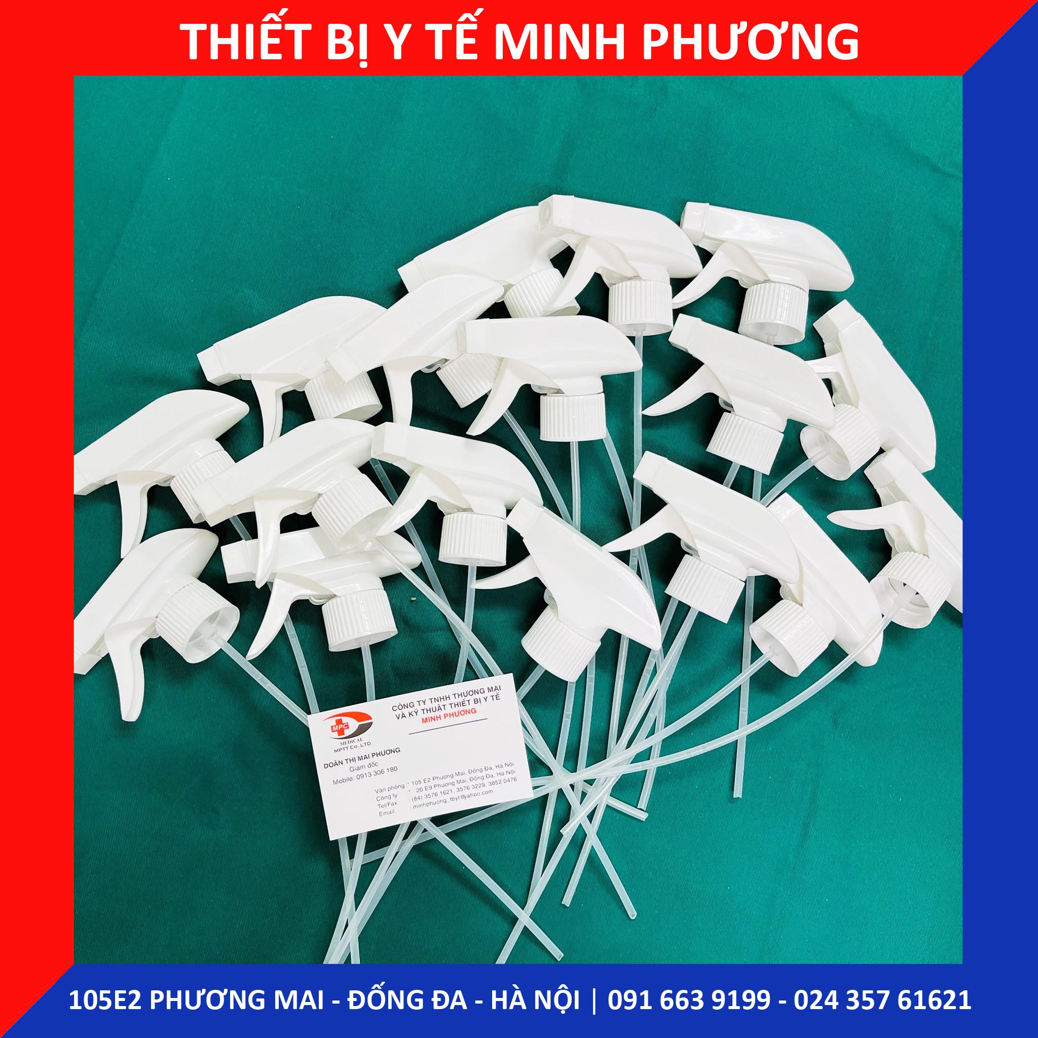 Đầu vòi xịt cắm chai cồn y tế