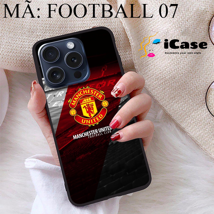 Ốp lưng iPhone 15 Pro viền dẻo TPU BST CLB Bóng Đá