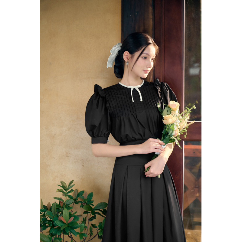 CÉLESTE - Áo tay bồng Harmony Top (2 màu)