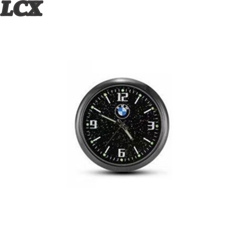 Lcx 1pcs car clock interior auto accessories dashboard decoration for bmw x5 e53 e70 r1200gs e46 e90 e60 e39 e36 f30 f10 f20 e87 m