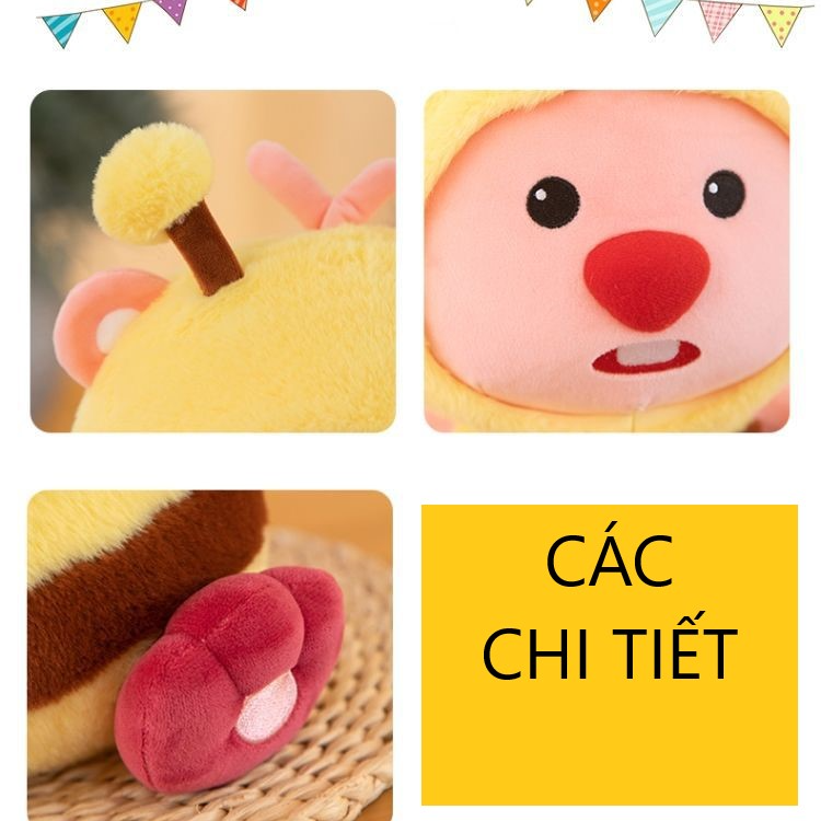 Gấu bông Hải ly Loopy Cosplay QCCC