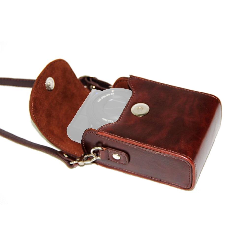 Full precise fit pu leather digital camera case bag cover for ricoh gr grii gr2 griii gr3 cameras bag skin protective cover