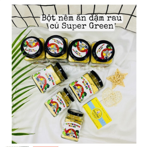 [SUPER GREEN] BỘT NÊM ĂN DẶM RAU CỦ SUPER GREEN