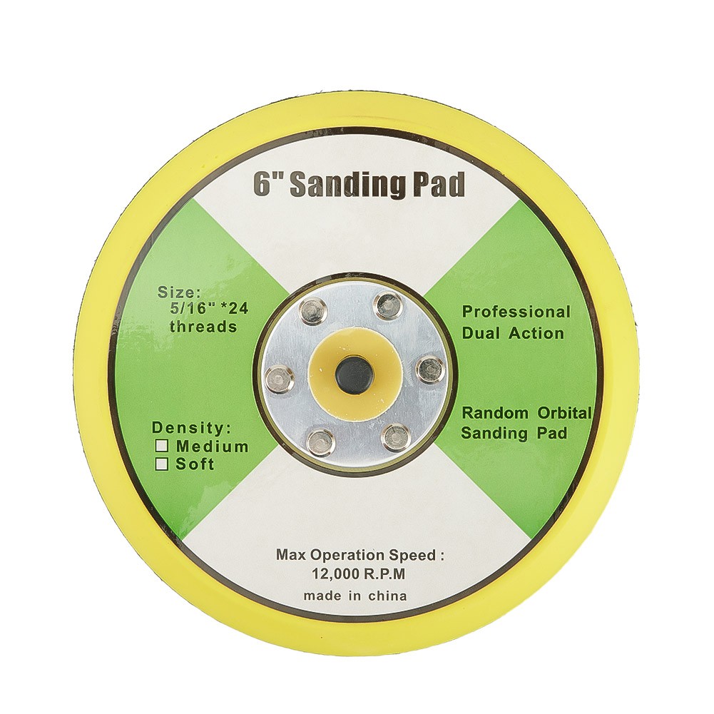 【specialthing】 For Air Sander Backing Pad Grinder Sanding Disc Backing Pads Hook Loop M6 5/16 【Ready Stock】