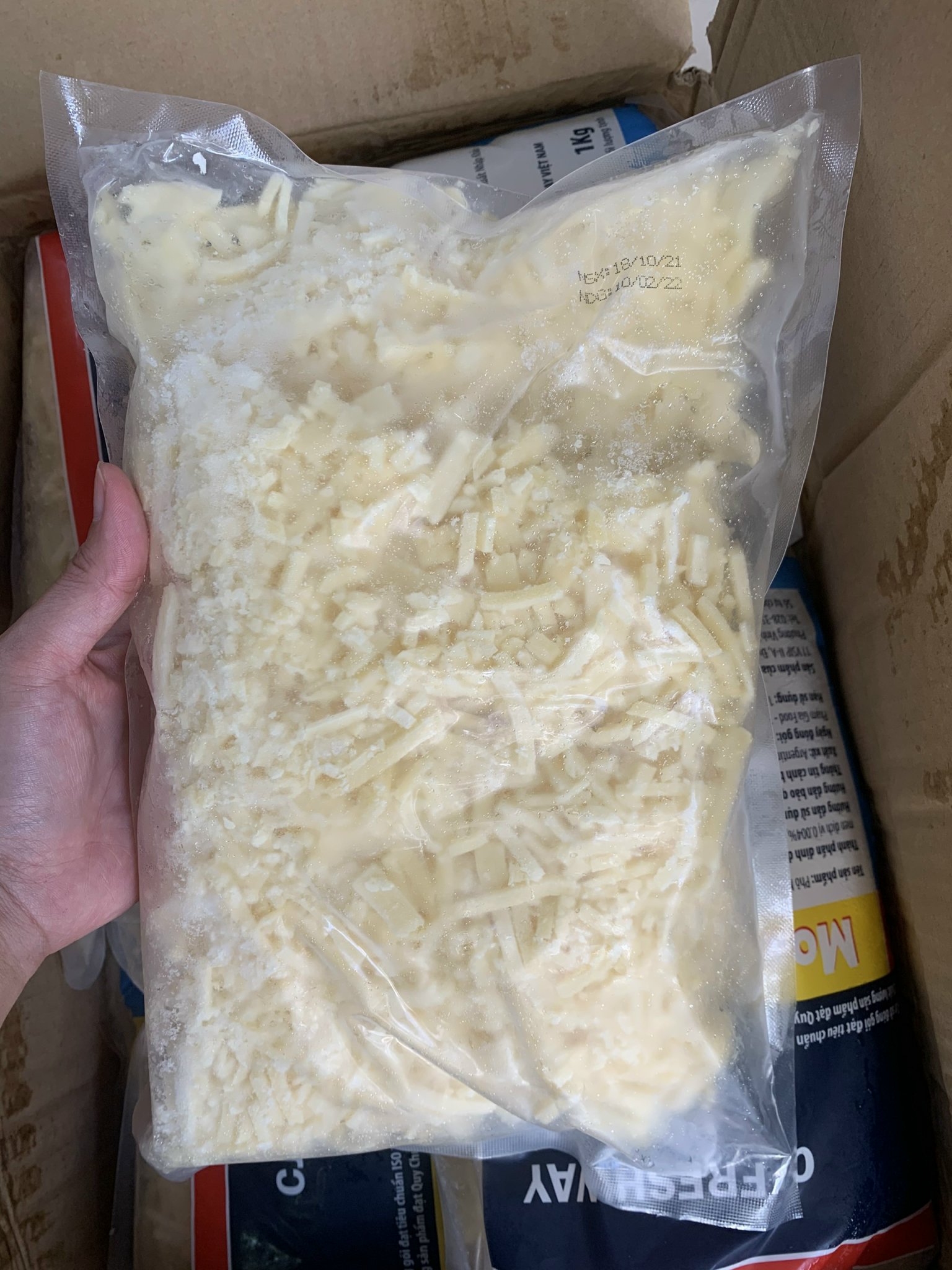 [CHỈ GIAO HỎA TỐC HCM] - PHOMAI MOZZARELLA BÀO SỢI - TÚI 1KG