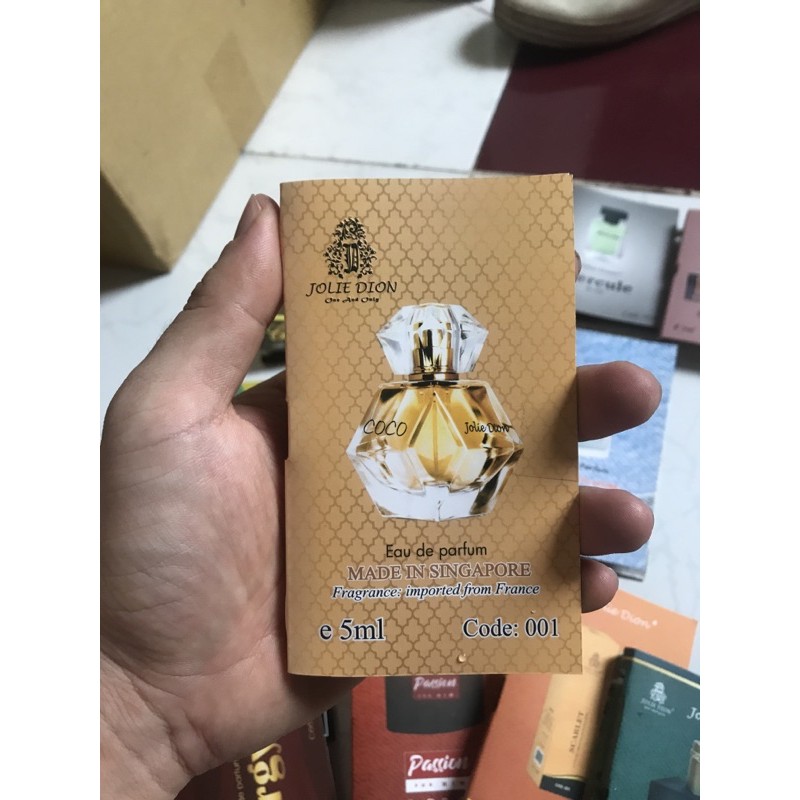Nước hoa nam nữ Jolie Dion mẫu mini