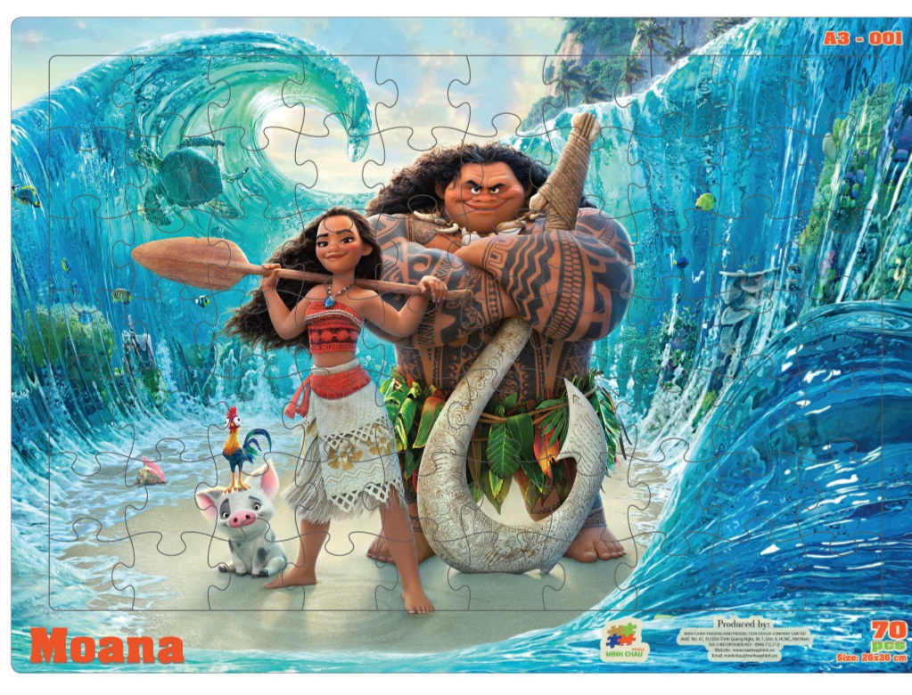 TRANH GHÉP HÌNH 70 MẢNH / Moana
