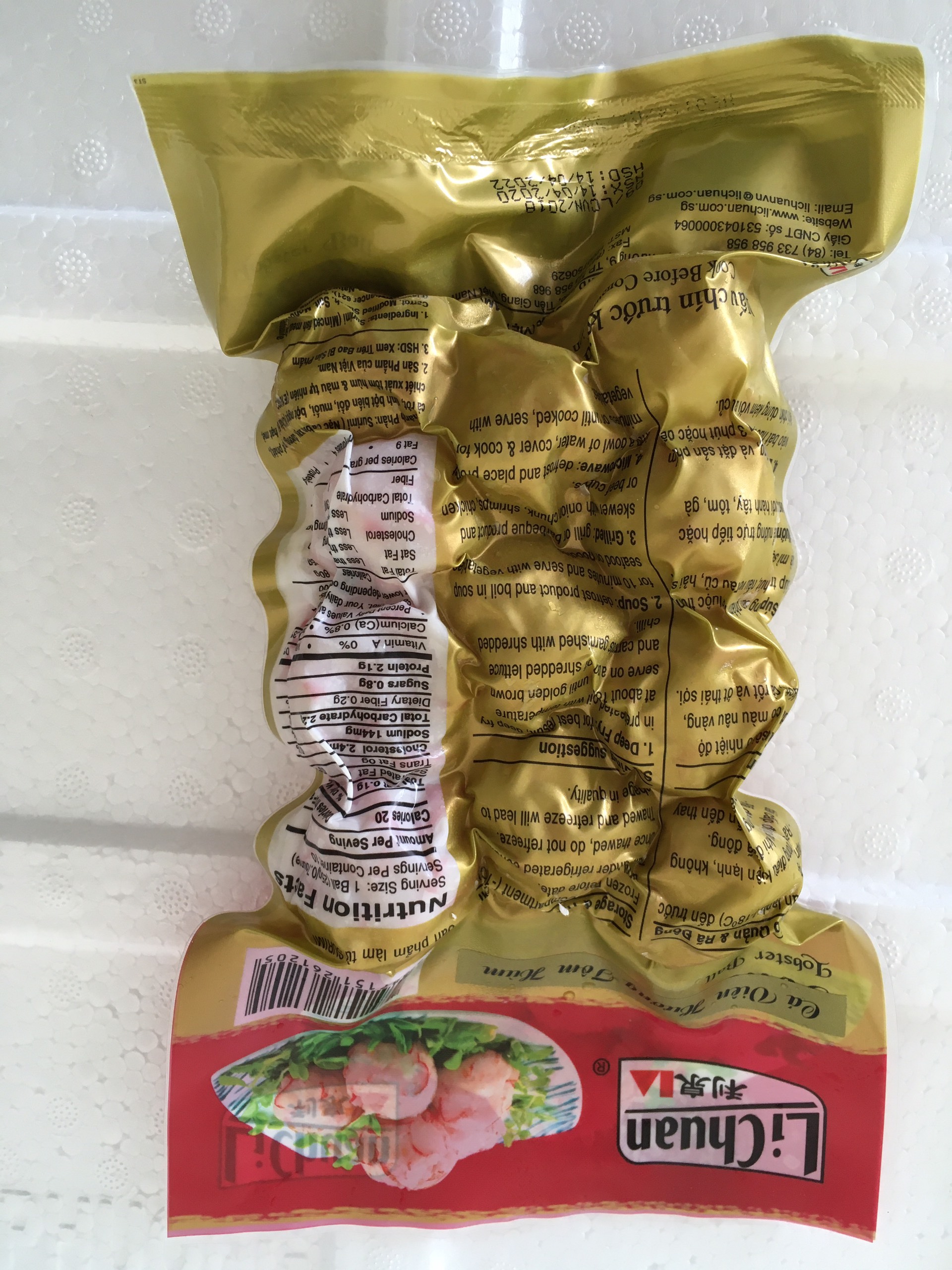 Tôm hùm viên Lichuan 200g