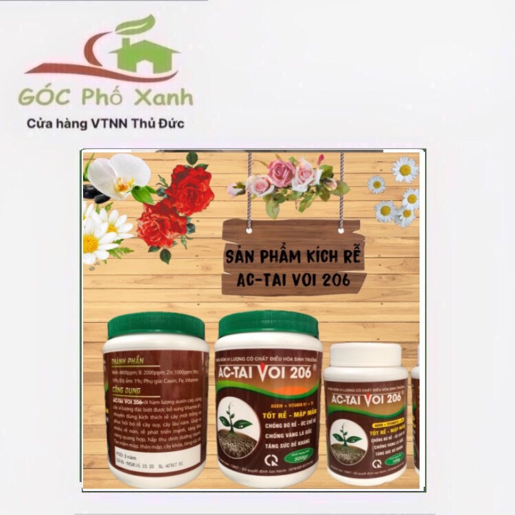 Phân bón vi lượng ac tai voi 206 hũ 100gam