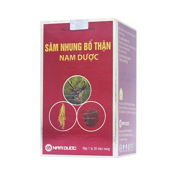 Sâm nhung bổ thận nam dược lọ 30 viên