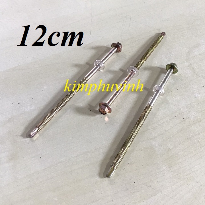 20 cái - 12cm vít bắn tôn sắt - vít tự khoan 12cm