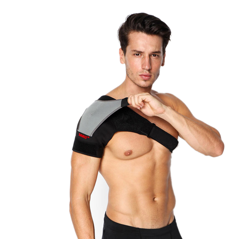 【Nine Dan Store】Wellsem Sports Safety Accessories Elastic Bandage Shoulder Supports Weight Lifting Guard Elastic Brace. 