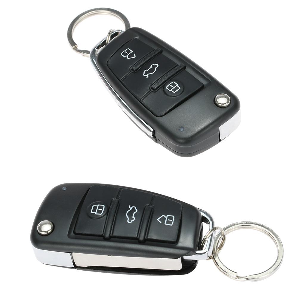 Universal Car Door Lock Keyless Entry with Trunk Release Button Remote Central Locking Kit for Audi Style