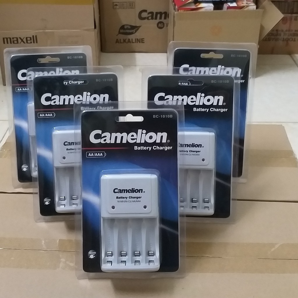Bộ Máy sạc pin AA, AAA - 1010B Camelion máy sạc pin 3A - PI0002