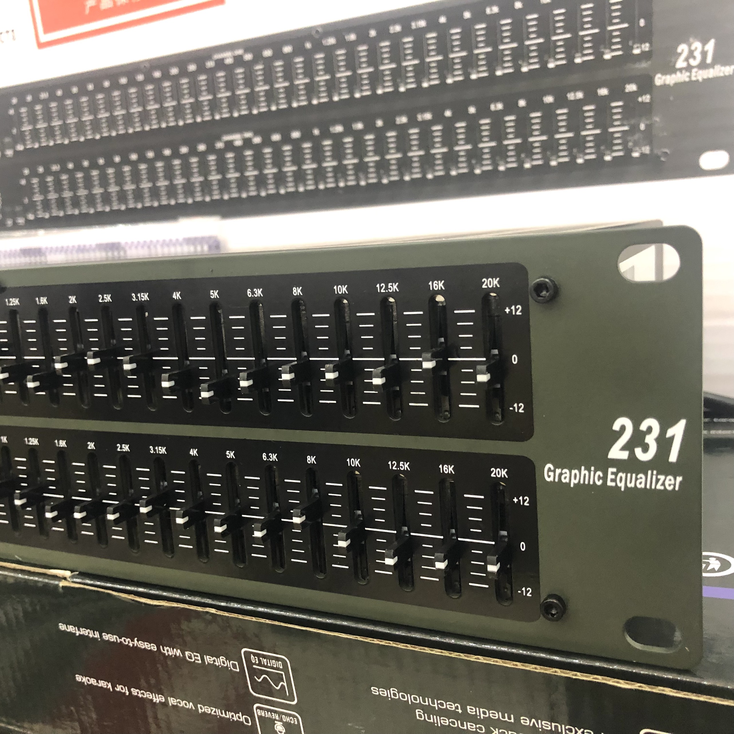 Lọc xì equalizer dbx 231 - lọc âm THANH karaoke dbx 231