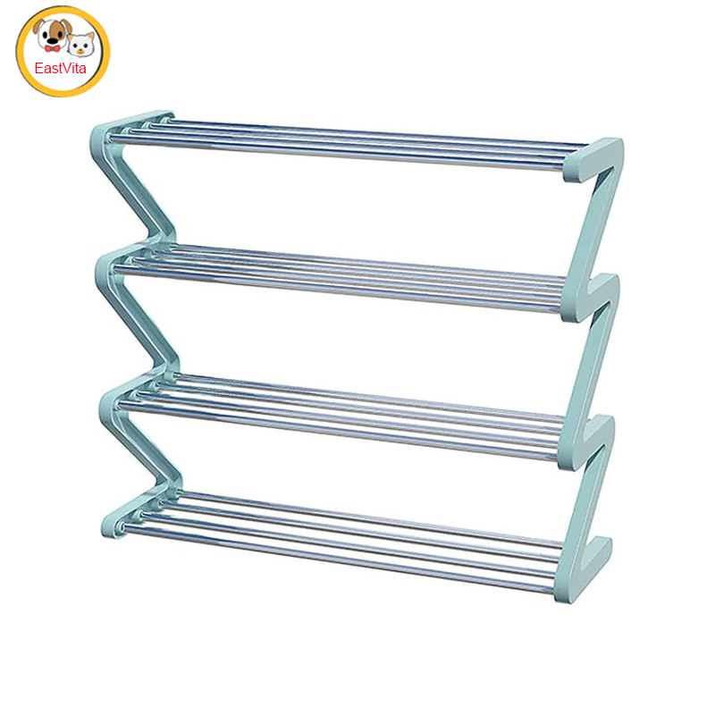 Free Standing Shoe Racks SpaceSaving 4 Tier Shoe Organizer Small Shoe