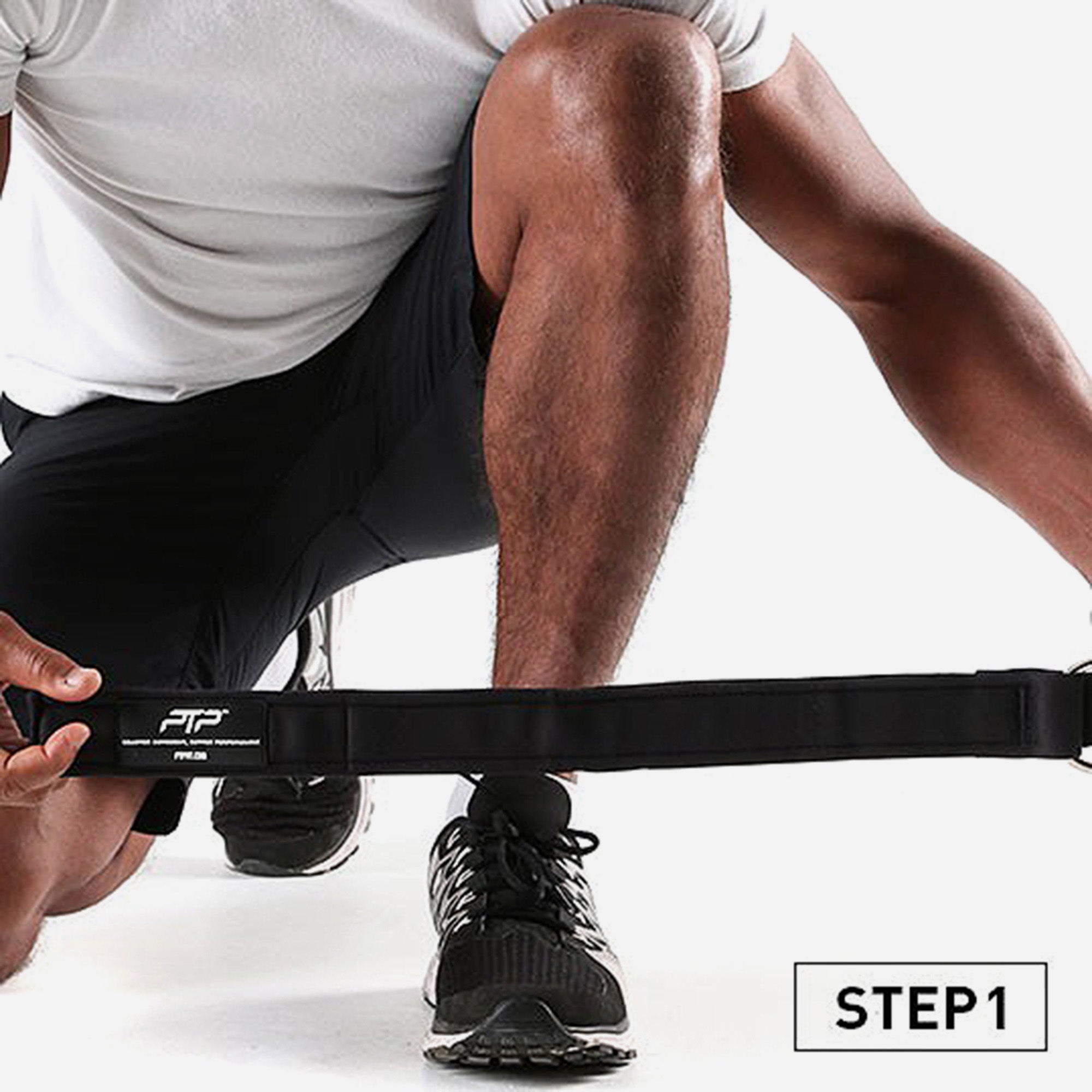 PTP Elite Ankle Straps Black  PTP E8