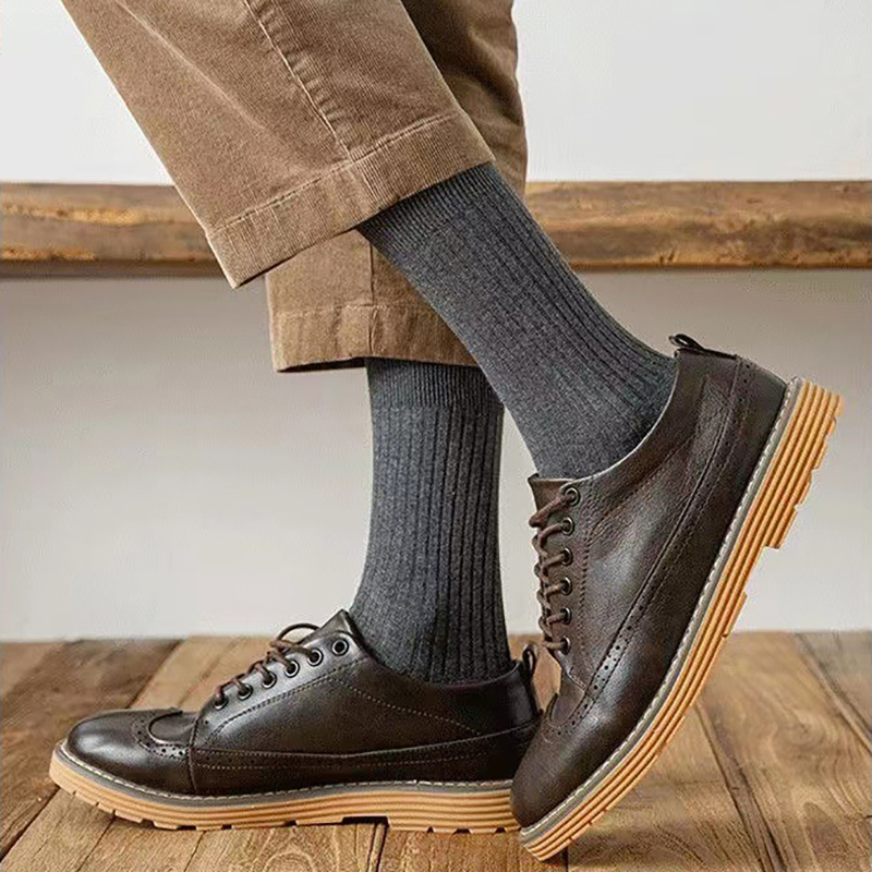 Outoddr%20Socks%20Long%20Casual%20New%20Autumn%20Warm%20Plain%20Absorb%20Sweat%20Sport%20Cotton%20Socks%20Solid%20Color%20Korean%20Style%20School%20Breathable%20DUJU%20-%20Image%207