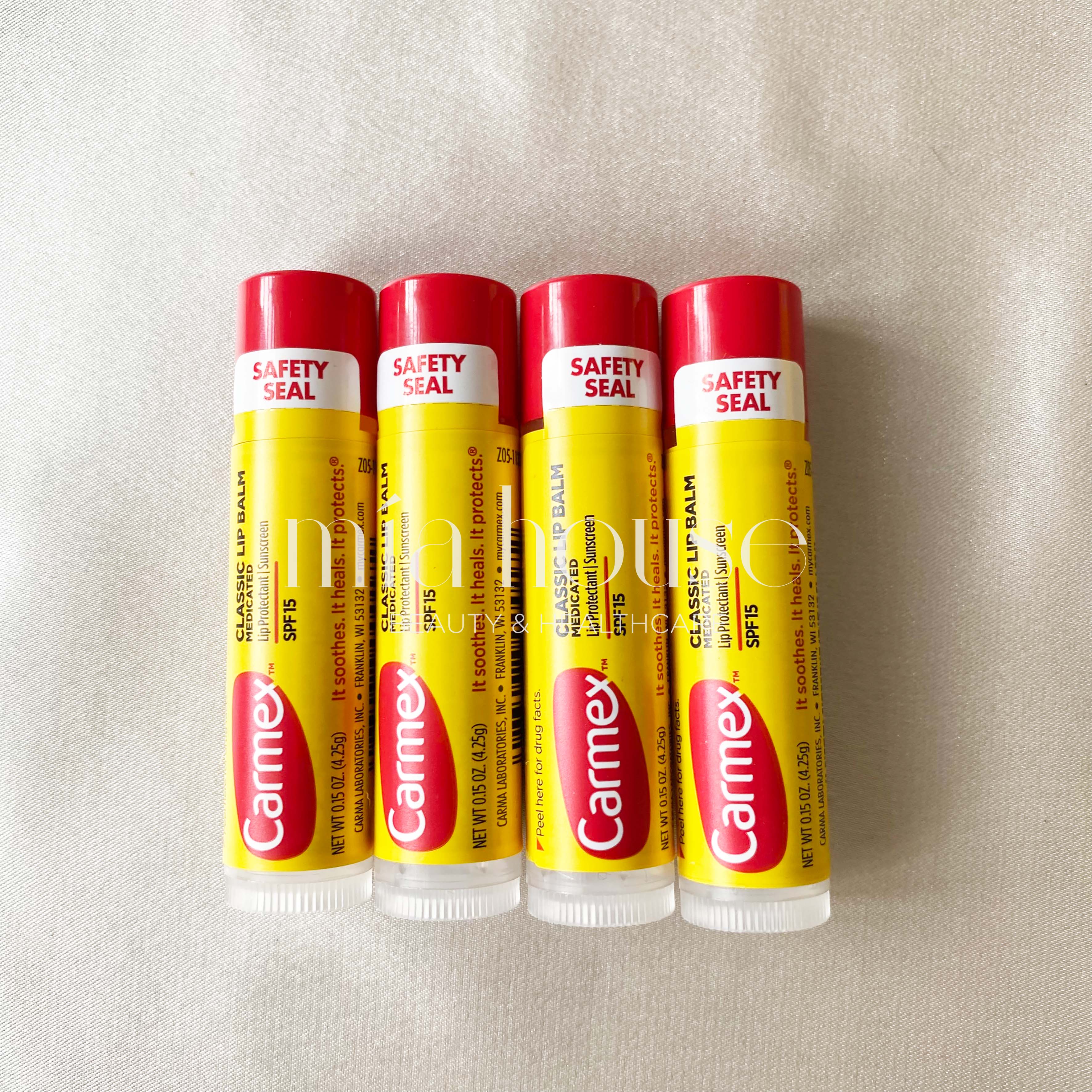 Son dưỡng môi Carmex Classic Lip Balm Medicated