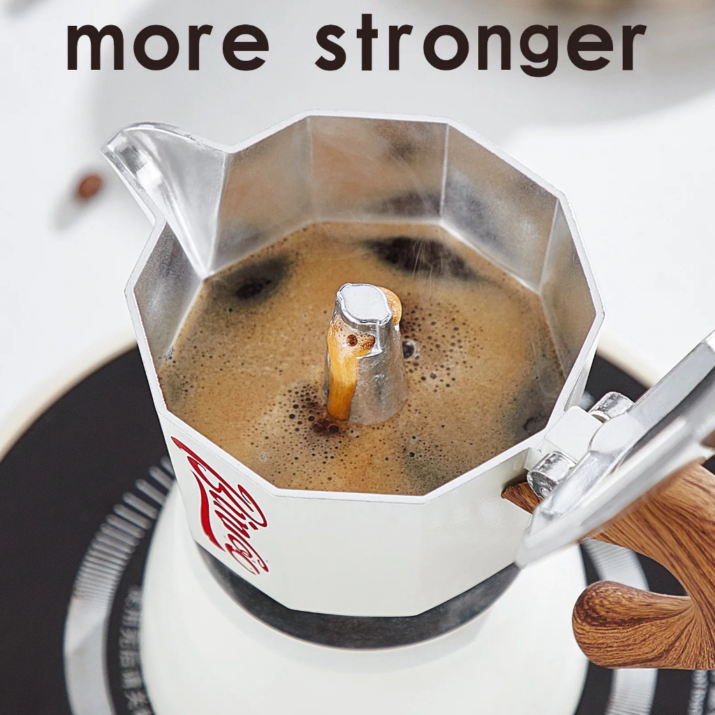 It Smart - Máy pha cà phê Bincoo Moka Pot Espresso Maker thẩm thấu ngược 3 cup 150ml (Tặng giấy lọc cà phê)