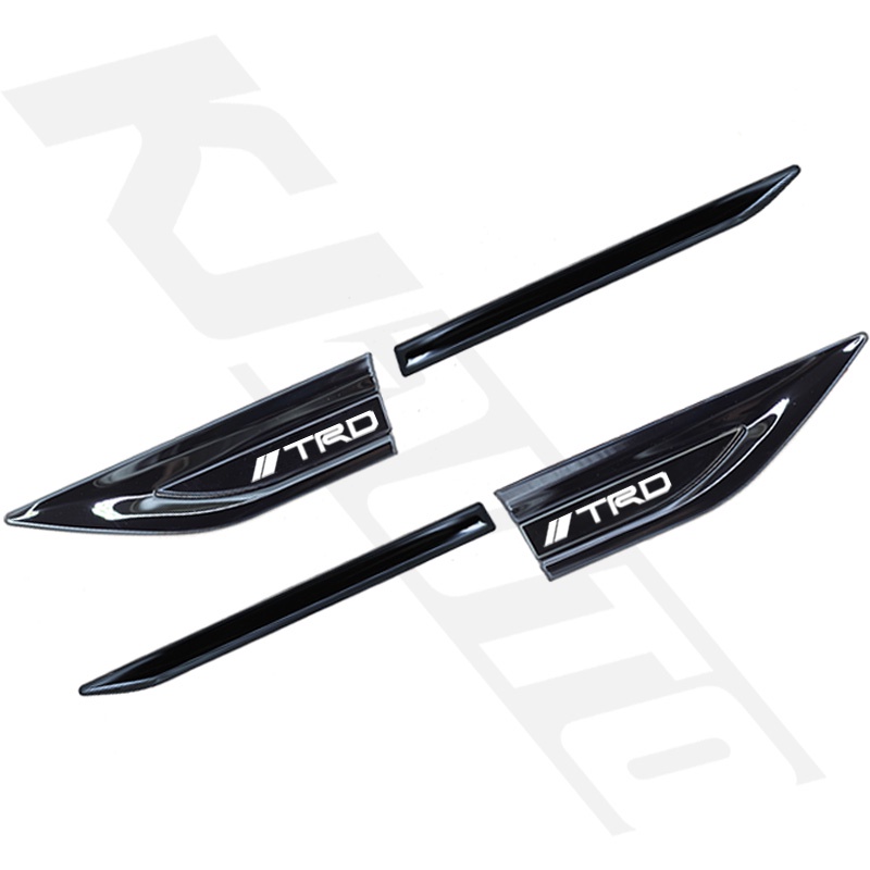 Toyota Raize Car Stainless Steel Car Door Fender 3D Metal Side Logo ...