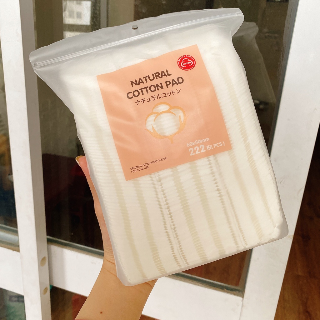 Bông tẩy trang 222 miếng - cotton pads - BUM STORE