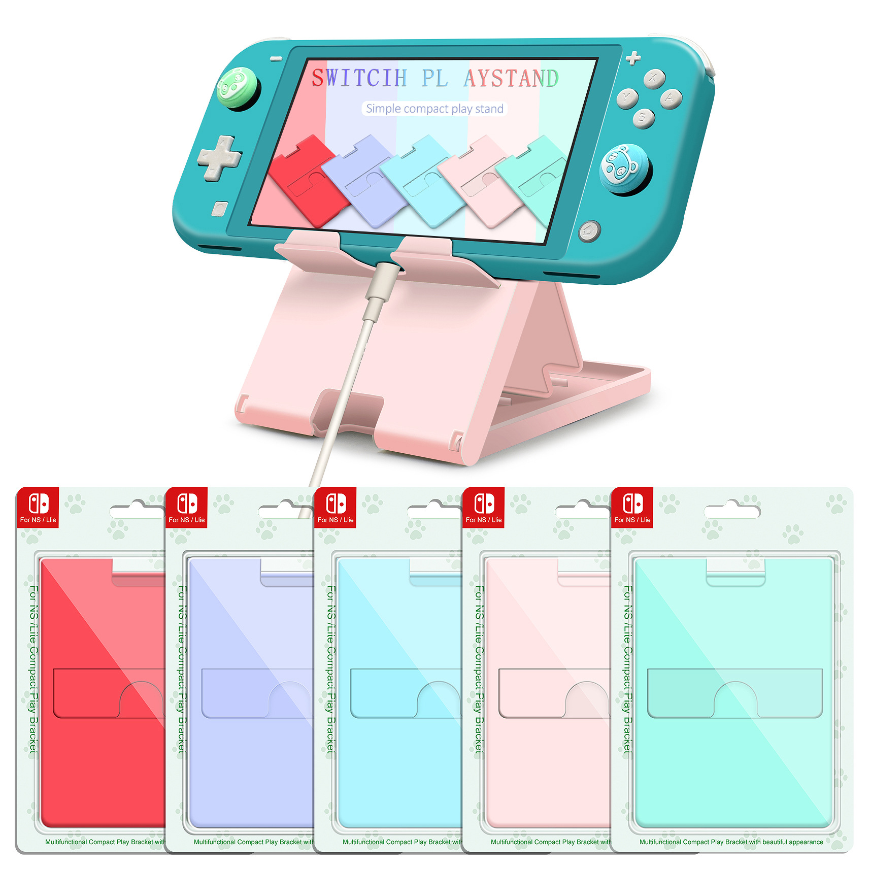 DISOUR Cho Nintendo Switch Giá Đỡ Có Thể Điều Chỉnh Giá Đỡ Máy Tính Để Bàn Di Động Giá Đỡ Chân Đế Đa Năng Cho Công Tắc Điện Thoại