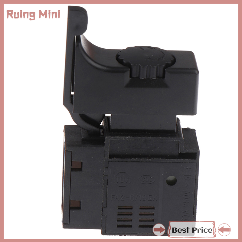 Ruing FA2-6 1BEK black 6a 250v electric drill speed control trigger button switch