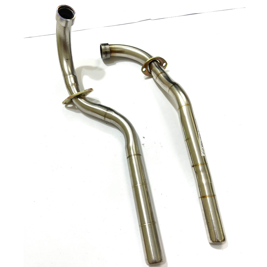 Cổ Pô 7 Khúc Hàn Vân Nổi Ware 110 - 100 - 50cc ,Ware Rs, Pô Uma