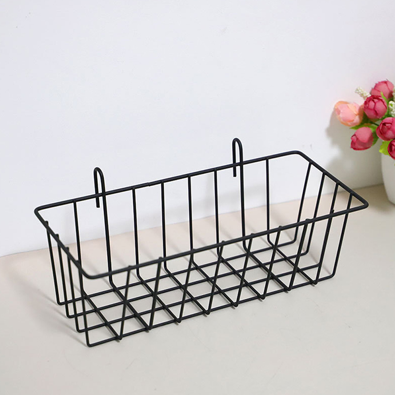 Metal%20Decorative%20Storage%20Basket%20DIY%20Iron%20Grid%20Flower%20Pot%20Hanging%20Shelf%20Wall%20Art%20Mounted%20Frame%20Mesh%20Display%20Rack%20Home%20Decoration%20Queena%20-%20Image%203