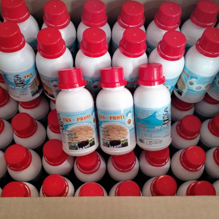 Men Xúc Tác Ủ Phân Cá, Bánh Dầu- TKS - PROTI Chai 100ml