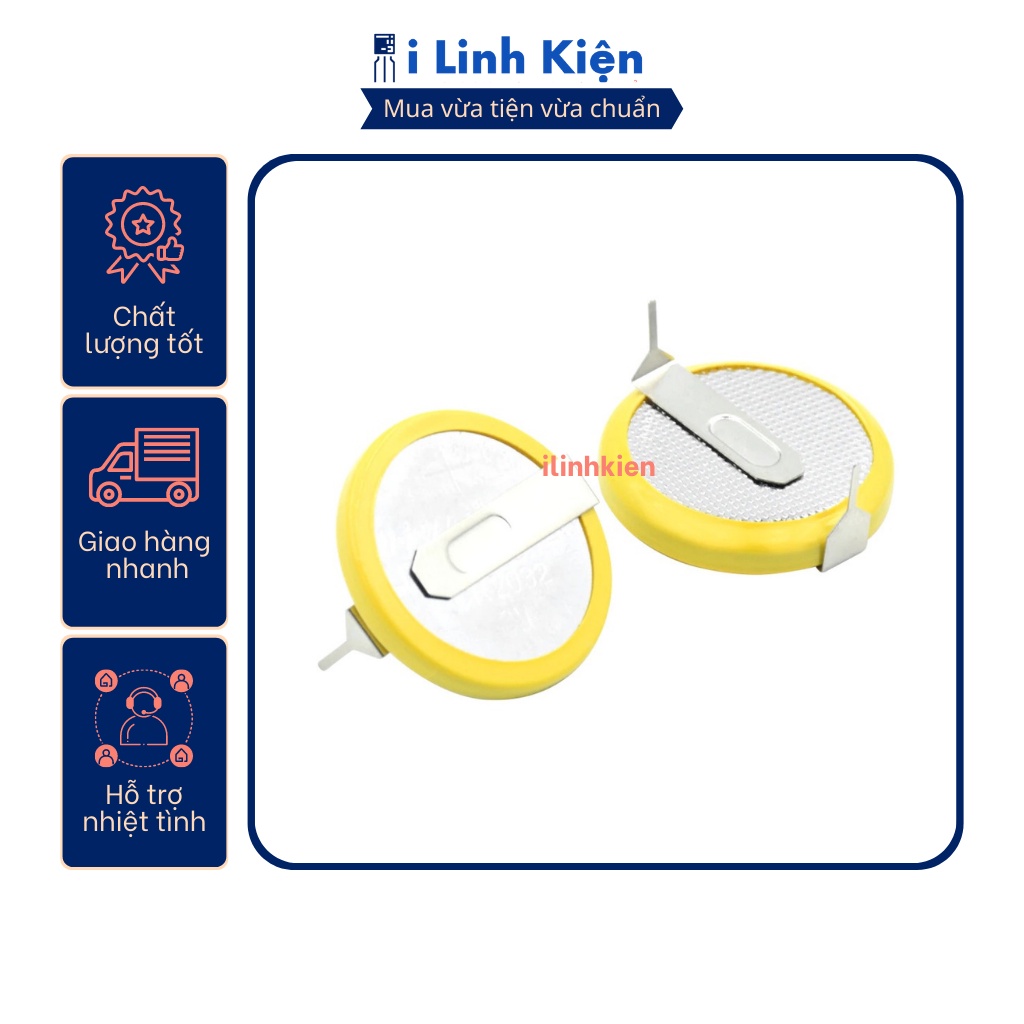 Pin CR1220 hàn mạch chân nằm chất lượng tốt