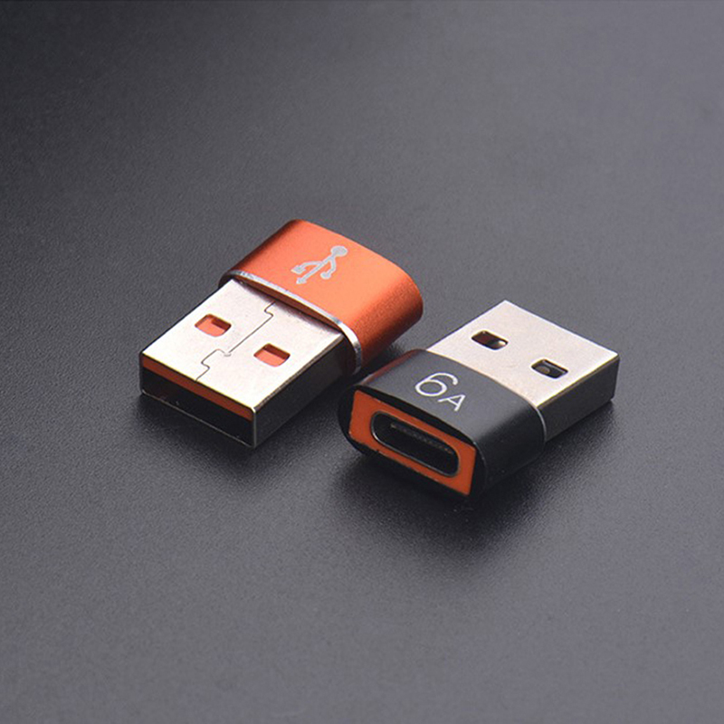 TOOL IMPROVER 6A OTG USB Type C Female To USB A Male Adapter Converter Charging PD Data Cable Adapter Audio Converter USBC OTG Cable Connector Adaptor