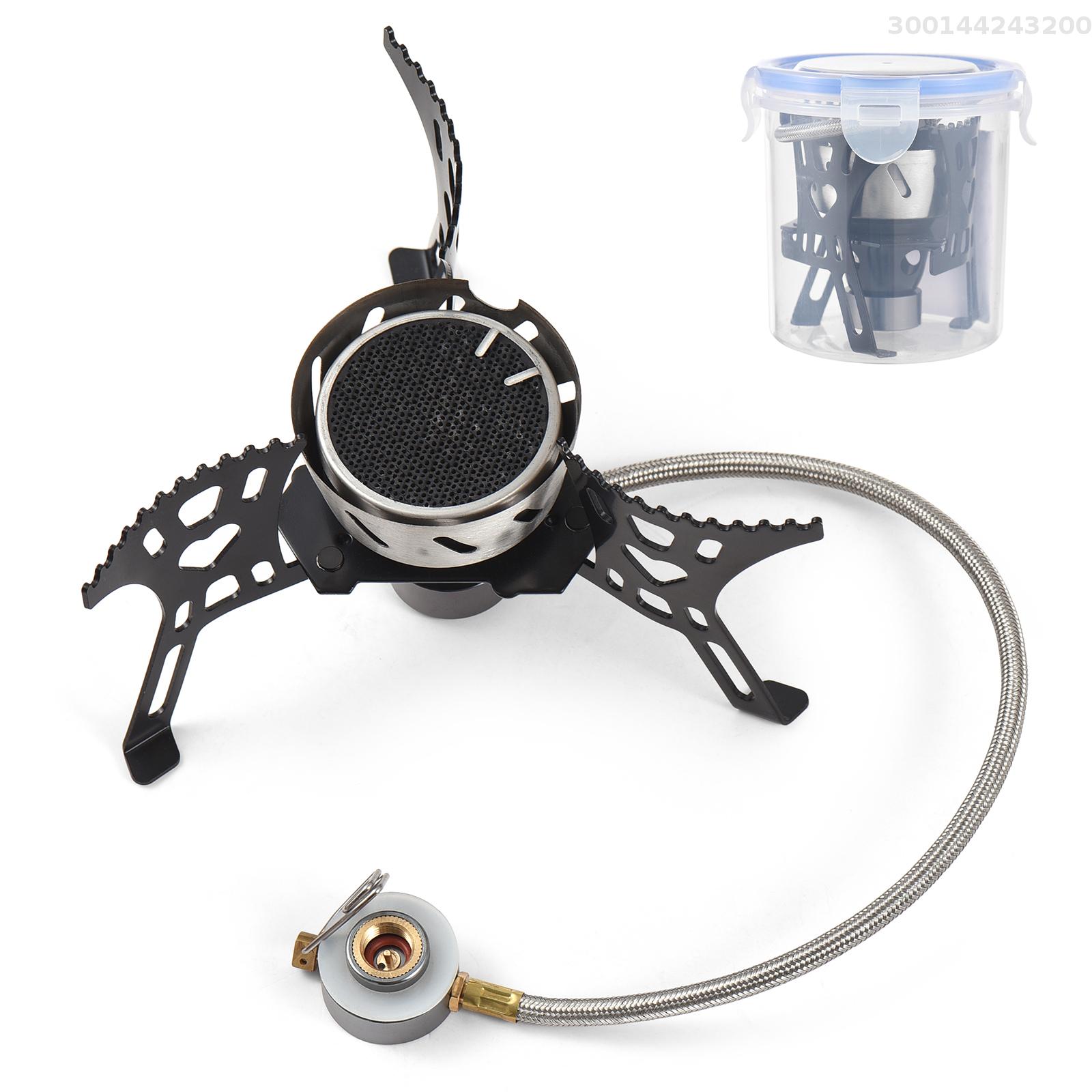 Lixada Camping Stove HighAltitude Infrared Portable Gas Stove for